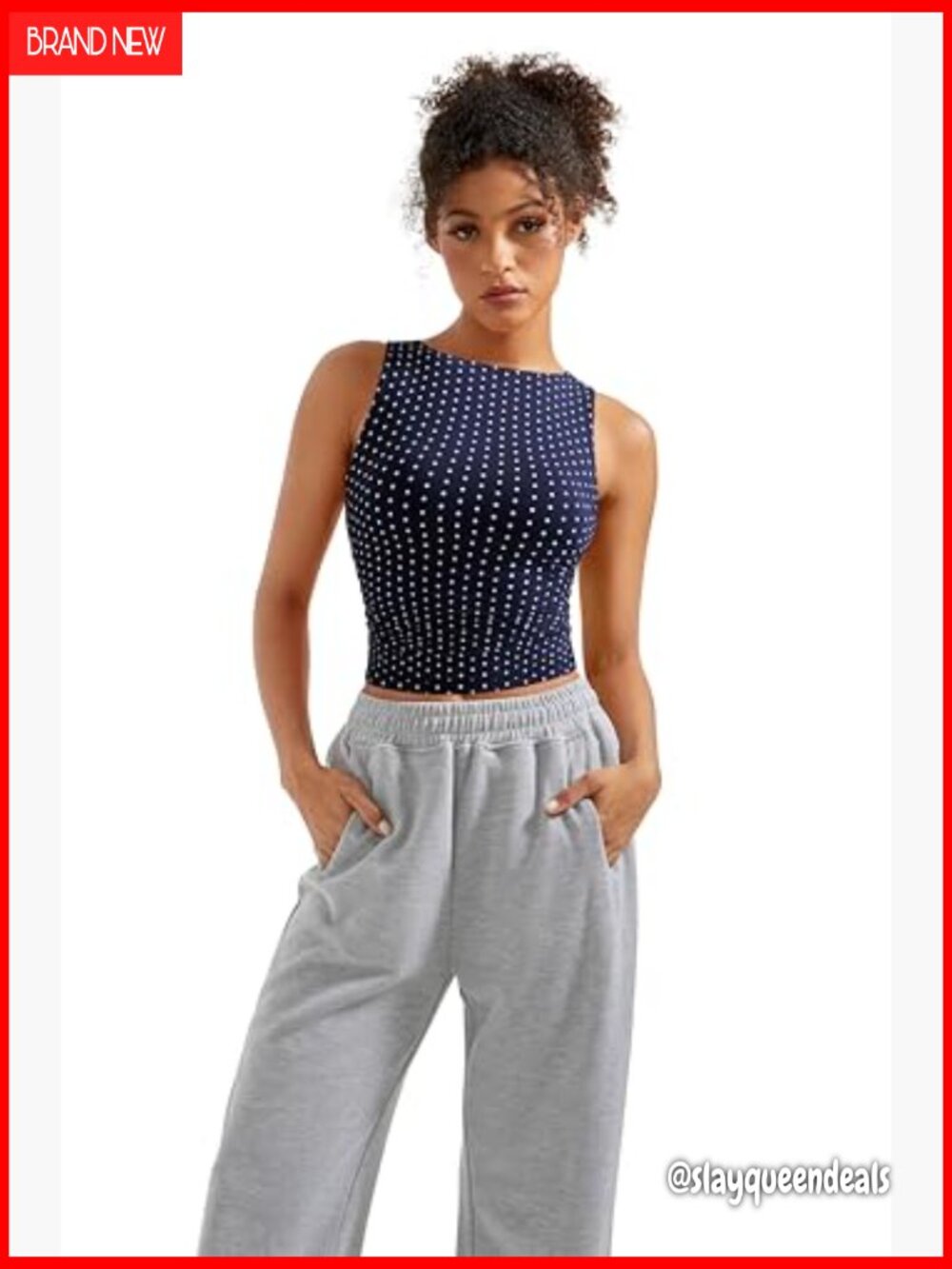 Double Lined Ruched Tank Top, Buttery Soft, Fitted, Y2K Style - Picture 5 of 7